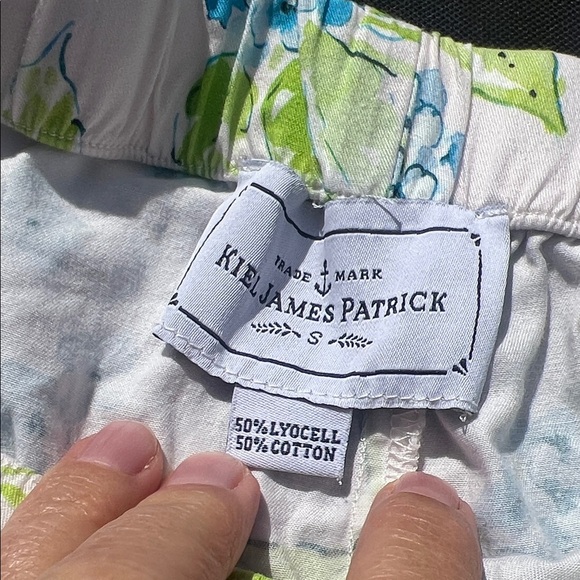 Floral Print hydrangea Kiel James Patrick  PajamaShorts Small - Picture 3 of 5